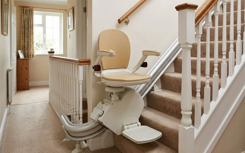 Refurbished stairlift installed and looking like new