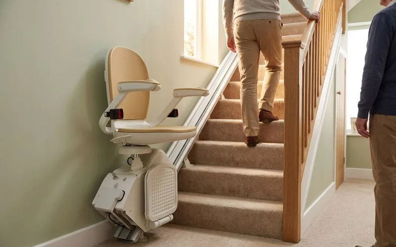 Acorn 130 Straight Stairlift installation example 4