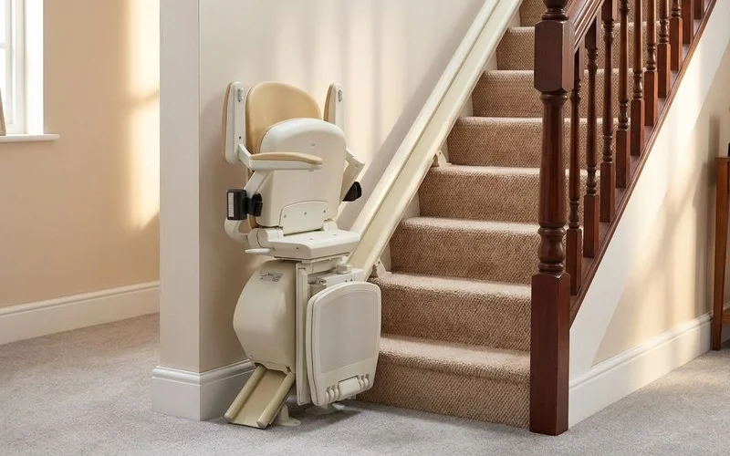 Curved Stairlifts installation example 3