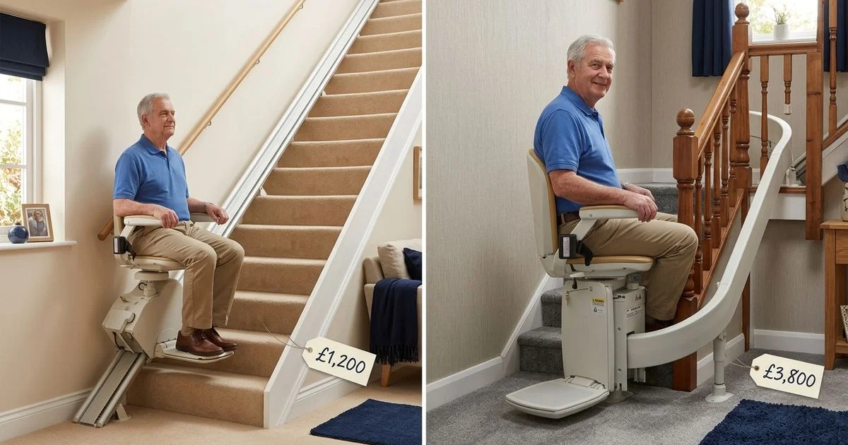 Stairlift cost guide for Manchester homeowners showing pricing information for 2026