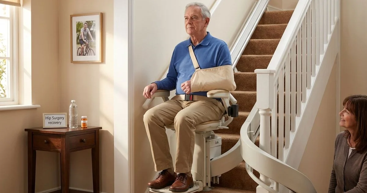 Using a Stairlift After Hip or Knee Surgery: A Recovery Guide